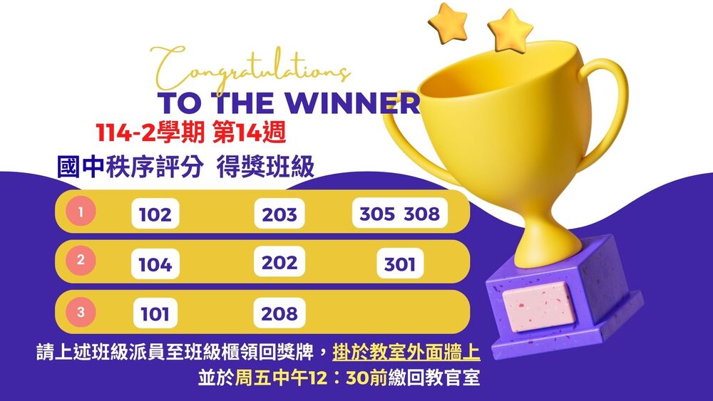 國中第十四週